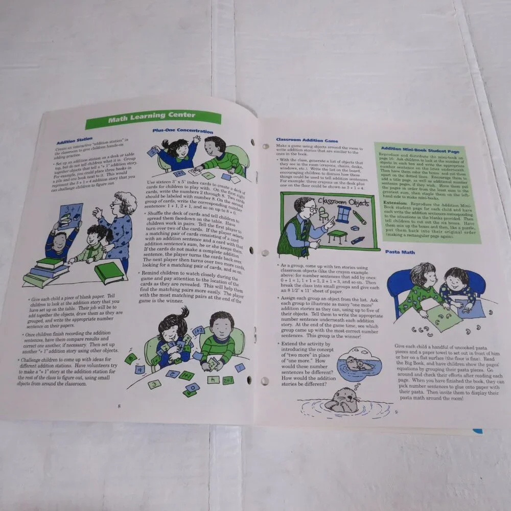 Adding Animals BIG BOOK (almost 2 feet tall) with teacher pages CLASSROOM SIZE
